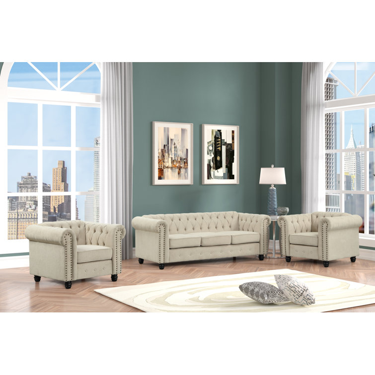 Lark Manor 3 Piece Living Room Set & Reviews Wayfair